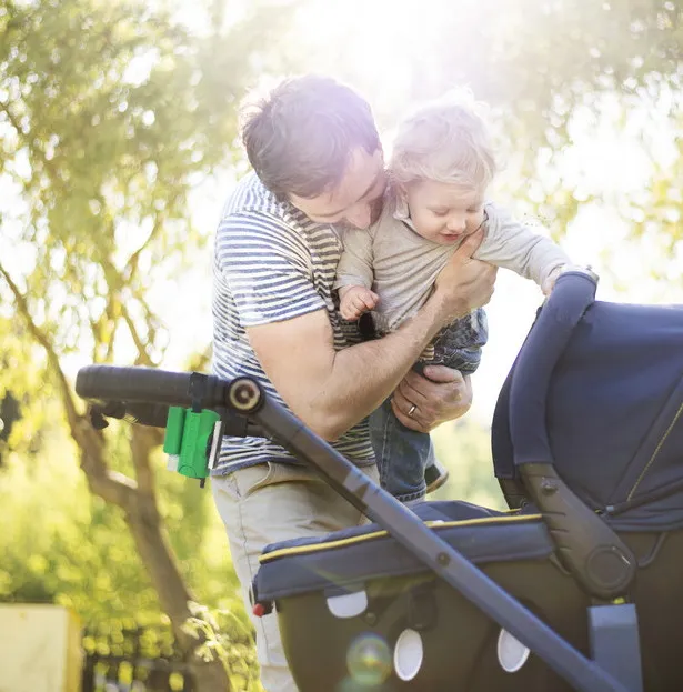 Pod & Reel on a stroller